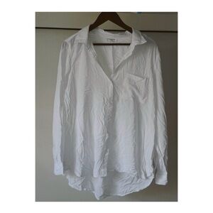 Beachlunchlounge White Relaxed Long Sleeve Shirt